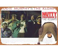 Zuhhgii Cartel retro de hojalata NUTTY PROFESSOR II THE KLUMPS Original Lobby Card 2 Eddie Murphy Classic Movie TV Poster Decor Wall Art Painting Poster Musical Bar Pub Cafe Wall Kitchen Bathroo