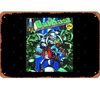 Zuhhgii Cartel retro de hojalata OUTKAST ATLIENS $25, vintage, divertido, novedoso, letreros de metal, cueva, letreros humorísticos, películas, música, bar, arte, póster de impresión retro, decoración