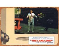 Zuhhgii Cartel retro de hojalata The LANDLORD Lobby Card 5 Beau Bridges Retro of Classic Old Film Poster Metal Sign TV Bar Man Cave Wall Decor 8 x 12 pulgadas