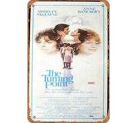 Zuhhgii Cartel retro de hojalata The Turning Point Daybill, póster de la película Shirley MacLaine Anne Bancroft, ballet retro de película antigua, póster de metal, letrero de TV, bar, cueva