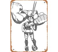 Zuhhgii Come on babe Skullgirls Game - Póster de juego de rol de anime Art Deco - 8 x 12 pulgadas