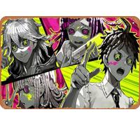 Zuhhgii Dangan-ronpa 2, Komaeda Nagito, Hinata Hajime, Nanami Chiaki - Cartel retro de hojalata de 8 x 12 pulgadas