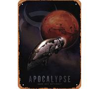 Zuhhgii Eve Online Apocalypse Ships Of The Line - Póster de juego de rol, diseño de anime, 20,3 x 30,5 cm