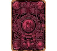 Zuhhgii Hellboy II: The Golden Army - Póster retro de la película de hojalata, letrero de metal vintage de película clásica, decoración de pared, arte de cueva de hombre para bares, restaurantes,