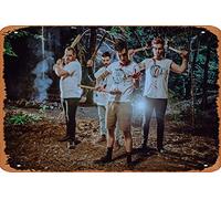 Zuhhgii Ice Nine Kills (Spencer Charnas, Justin Deblieck) - Cartel musical de estaño para cine, cine, teatro, 8 x 12 pulgadas, letrero de metal vintage para decoración del hogar, bar, pub, garaje