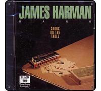 Zuhhgii James Harman Band - Carteles de metal con diseño vintage de música rock para decoración de pared de cueva de hombre, letrero de lata para gimnasio, piscina, bar, baño, garaje, pub, póster