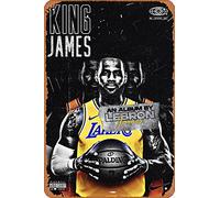 Zuhhgii James LeBron - Póster retro de metal con texto en inglés "An Album" para decoración de pared, divertido letrero vintage de estaño para música, cafetería, bar, restaurante, supermercado, tienda