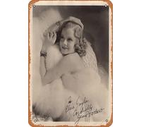 Zuhhgii Jean Harlow - Póster de película vintage de los años 30, cartel de metal retro de película antigua clásica para TV, bar, pared, club, restaurante, cueva, hombre, decoración de pared, 8 x 12