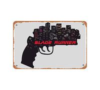 Zuhhgii Lámina artística de película Blade Runner, póster vintage de 20 x 30 cm, letrero de metal retro vintage para decoración del hogar, bar, pub, garaje, regalos