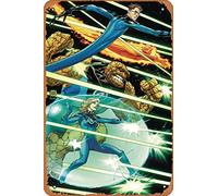 Zuhhgii Lata de metal retro de dibujos animados - Astonishing X-Men (4ª serie) 14 Var A Comic Book NM - Póster de anime, arte de pared, letrero vintage para bar, restaurante, hogar, café, baño, garaje