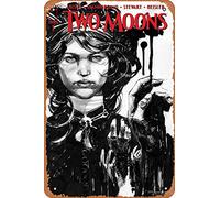 Zuhhgii Letrero de metal con personajes de cómics retro - Two Moon #1 CVR B ZAFFINO (MR) - Póster de película para música, cafetería, bar, restaurante, supermercado, tienda de película, regalos de