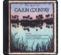 Zuhhgii Letrero de metal con texto en inglés "The Best Of Cajun Country" para decoración de pared con música rock, para hombre, cueva, gimnasio, piscina, bar, baño, garaje, pub, póster artístico de