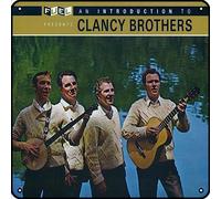 Zuhhgii Letrero de metal con texto en inglés "The Clancy Brothers" con texto en inglés "An Introduction To Clancy Brothers" para decoración de pared con música rock vintage para decoración de pared