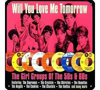 Zuhhgii Letrero de metal con texto en inglés "Will You Love Me Tomorrow: The Girl Groups Of The 50s & 60s - Letrero de metal vintage con música rock para decoración de pared, cueva de hombre, gimnasio