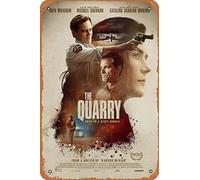 Zuhhgii Letrero de metal de aspecto vintage The Quarry Guilt is a heavy burden 2020, póster de película retro de película antigua, letrero de metal para bar, regalo, decoración de pared, letrero de