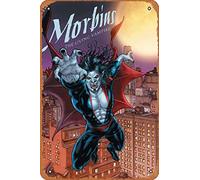 Zuhhgii Letrero de metal retro - Morbius: The Living Vampire (3ª serie) 1 Var A Comic Book NM - Cartel de película de anime para música, cafetería, bar, restaurante, supermercado, tienda de películas