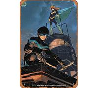 Zuhhgii Letrero de metal retro - Nightwing (4ª serie) 49 Var A Comic Book NM - Cartel de metal de anime para música, cafetería, bar, restaurante, supermercado, tienda, película regalos, 8 x 12