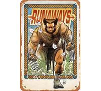 Zuhhgii Letrero de metal retro - Runaways (3ª serie) 9 Var A Comic Book NM - Cartel de película de anime para música, cafetería, bar, restaurante, supermercado, tienda, película regalos, 8 x 12