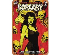 Zuhhgii Letrero retro - Chilling Adventures in Sorcery One Shot CVR B FRANCAVILLA - Cartel de metal de anime para música, cafetería, bar, restaurante, supermercado, tienda, película de regalo, 8 x 12