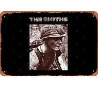 Zuhhgii Letrero retro de hojalata con texto en inglés "The Smiths Meat Is Murder", vintage, divertido, novedoso, letrero de metal con texto en inglés "The Smiths Meat Is Murder" (La carne es asesinato