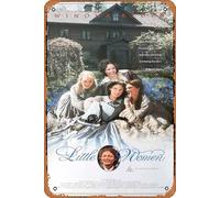 Zuhhgii Little Women - Póster original de la película Daybill Gillian Armstrong Winona Ryder, cartel de estaño, retro de película antigua, cartel de metal, letrero de TV, bar, karaoke, cueva, hombre
