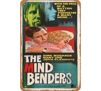 Zuhhgii Mind Benders,The 1963 Vintage Movie Poster Vintage Tin Sign,Retro of Classic Old Film Poster Metal Sign TV Bar Karaoke Man Cueva Wall Decor 8x12 Inch