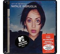 Zuhhgii Natalie Imbruglia - Letrero de metal con texto en inglés "Left Of The Midd" para decoración de pared con música rock vintage, decoración de pared, letrero de lata para gimnasio, piscina, bar