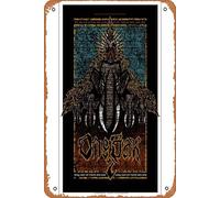 Zuhhgii Ong Bak - 2 letreros de metal vintage con aspecto de cocina, decoración de pared, bar, cafetería, garaje, hogar, divertidas placas de estaño de regalo, 20,3 x 30,5 cm