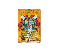 Zuhhgii Placa de estaño Lucy In The Sky With Diamonds Vintage Metal Tin Signs Cafés Bares Pubs Shop Wall Decorativo Divertido Retro Letreros para Hombres Mujeres 8x12 Pulgadas Póster Artístico