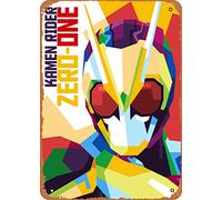 Zuhhgii Póster clásico de la película Kamen Rider Zero One Art Pop Art para decoración de pared, letrero de lata de 8 x 12 pulgadas