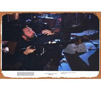 Zuhhgii Póster clásico vintage de la película The FLY Original Lobby Card 5 Jeff Goldblum Geena Davis David Cronenber2 Retro Metal Film TV Poster Gift Karaoke Bar Pub Club Placas decorativas de pared