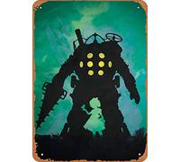 Zuhhgii Póster de juego de rol de anime con texto en inglés "Look Mr. bubbles it's an angel". Cartel de estaño de 20,3 x 30,5 cm