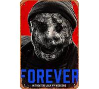Zuhhgii Póster de la película The Forever Purge (Blumhouse, Everardo Gout), letrero de estaño, cine y cine, 8 x 12 pulgadas, letrero de metal vintage para decoración del hogar, bar, pub, garaje