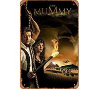 Zuhhgii Póster de la película The Mummy (Brendan Fraser, Rachel Weisz), letrero de estaño, cine y cine de 20 x 30 cm, letrero de metal vintage para decoración del hogar, bar, pub, garaje, regalos