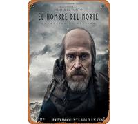 Zuhhgii Póster de la película The Northman (Willem Dafoe, Heimir The Fool), letrero de estaño, cine y cine, 8 x 12 pulgadas, letrero de metal vintage para decoración del hogar, bar, pub, garaje
