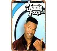 Zuhhgii Póster de metal para pared, cartel de metal con el espectáculo de Jamie Foxx, póster de película de televisión, regalo retro, karaoke, hombre, cueva, bares, cafeterías, decoración de arte