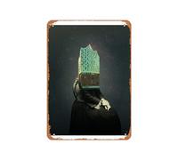 Zuhhgii Póster de metal vintage de Marko Koppe Elphi Die Neue Hamburgerin, 1 letrero de lata de 30,5 x 20,3 cm, adecuado para decoración de pared de bar, cafetería, garaje, cueva de hombre
