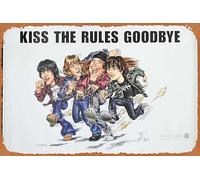 Zuhhgii Póster de película clásica vintage de DETROIT ROCK CITY Original ADV de una hoja de póster de película KISS Gene Simmons Paul Stanley, póster de metal para TV, póster de regalo, karaoke, bar