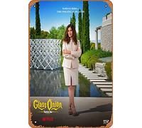 Zuhhgii Póster de película de vidrio Onion A Knives Out Mystery (Kathryn Hahn, Claire Debella), letrero de estaño, cine cine, cine de 8 x 12 pulgadas, letrero de metal vintage para decoración del