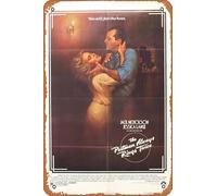 Zuhhgii Póster de película retro de The Postman Always Rings Twice, letrero de estaño para cafetería, restaurante, hogar, club, restaurante, hombre, cueva, regalo, vintage, 12 x 8 pulgadas.
