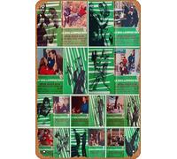 Zuhhgii Póster de película The Man from U.N.C.L.E. - The Spy In The Green Hat Movie Poster Retro Film Tin Sign Cafe Restaurant Home Wall Retro Club Restaurant Man Cave Gift Vintage Metal Sign