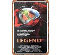 Zuhhgii Póster de película vintage LEGEND Original Daybill Póster de la película Ridley Scott Tom Cruise, cartel de estaño, retro de película antigua, cartel de metal, letrero de TV, bar, pared, club