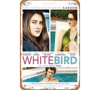 Zuhhgii Póster de película White Bird in a Blizzard, póster de película vintage, letrero de estaño, decoración de pared, póster musical, bar, pub, cafetería, cocina, baño, karaoke, retro, letrero de