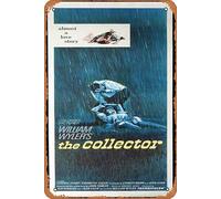 Zuhhgii Póster retro clásico de la película The Collector US Insert Movie Poster John Fowles Terence Stamp Vintage Metal Tin Sign Old TV Film Poster Gift Karaoke Bar Pub Club Placas decorativas de