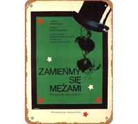 Zuhhgii Póster retro de película Good Neighbor Sam, cartel de lata de 8 x 12 pulgadas, póster de cine clásico de televisión, carteles musicales, tienda de karaoke, pubs, club, placa de regalo, cueva