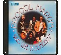 Zuhhgii Procol Harum - Letrero de metal con texto en inglés "Live In Concert" de la BBC para decoración de pared con música rock vintage, para decoración de pared, para gimnasio, piscina, bar, baño