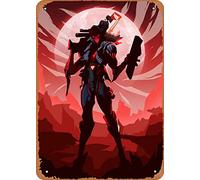Zuhhgii Project Jhin Protagonists Shadow Game - Póster de juego de rol de anime Art Deco - 20,3 x 30,5 cm