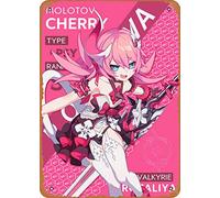 Zuhhgii RO Molotov Cherry Honkai Impact Game - Póster de juego de rol de anime Art Deco - 20,3 x 30,5 cm