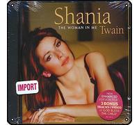 Zuhhgii Shania Twain - Letrero de metal con texto en inglés "The Woman In Me" para decoración de pared con música rock vintage, letrero de estaño para gimnasio, piscina, bar, baño, garaje, pub, póster