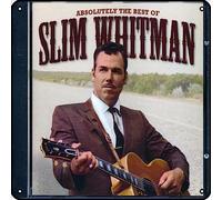 Zuhhgii Slim Whitman - Absolutely The Best Of Slim Whitman - Letrero de metal vintage con música rock para decoración de pared, letrero de lata para gimnasio, piscina, bar, baño, patio, garaje, pub